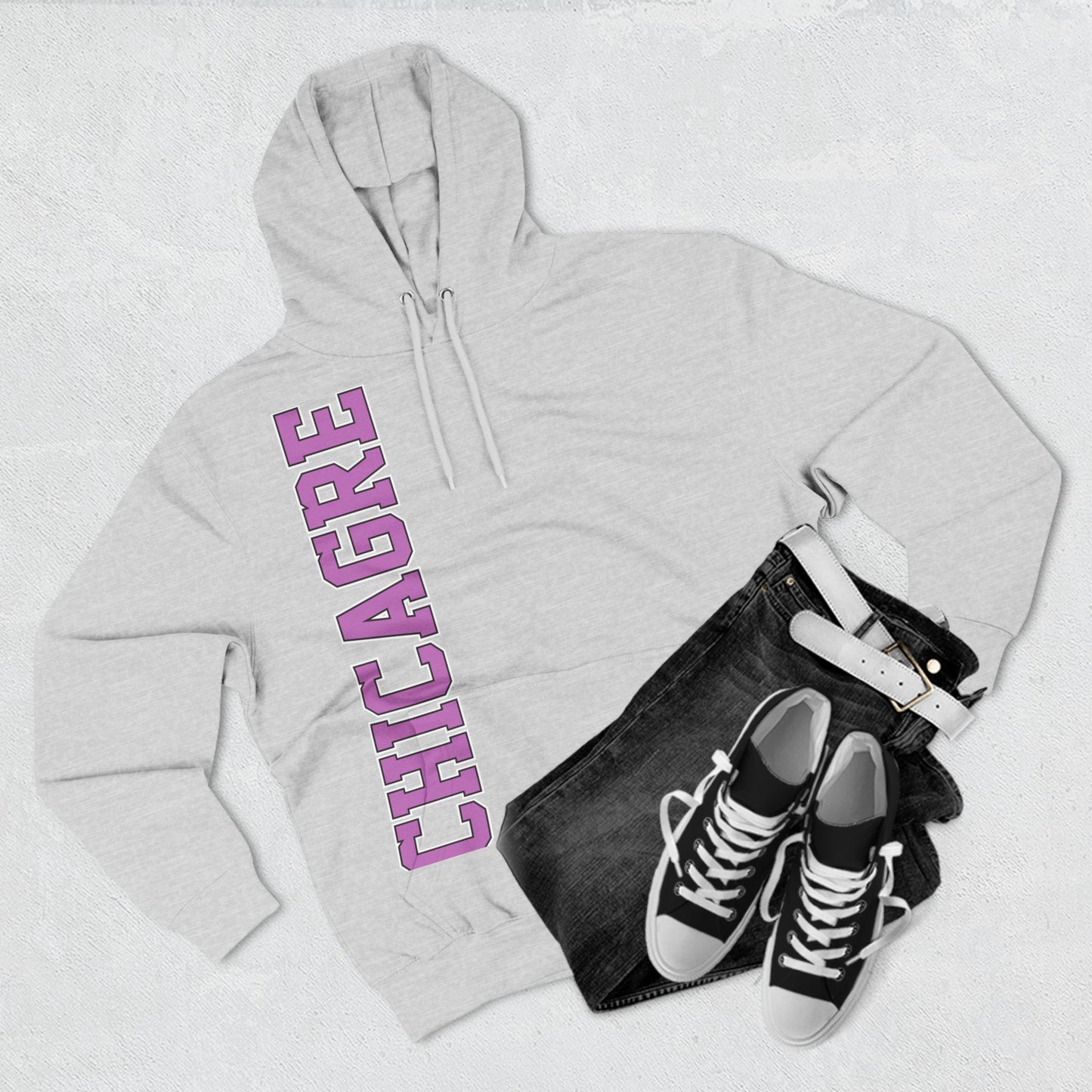 CHICAGRE HOODIE PURPLE