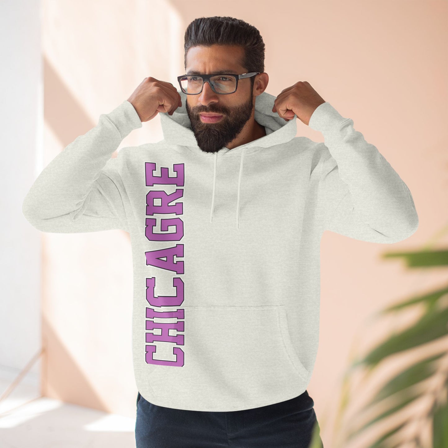 CHICAGRE HOODIE PURPLE