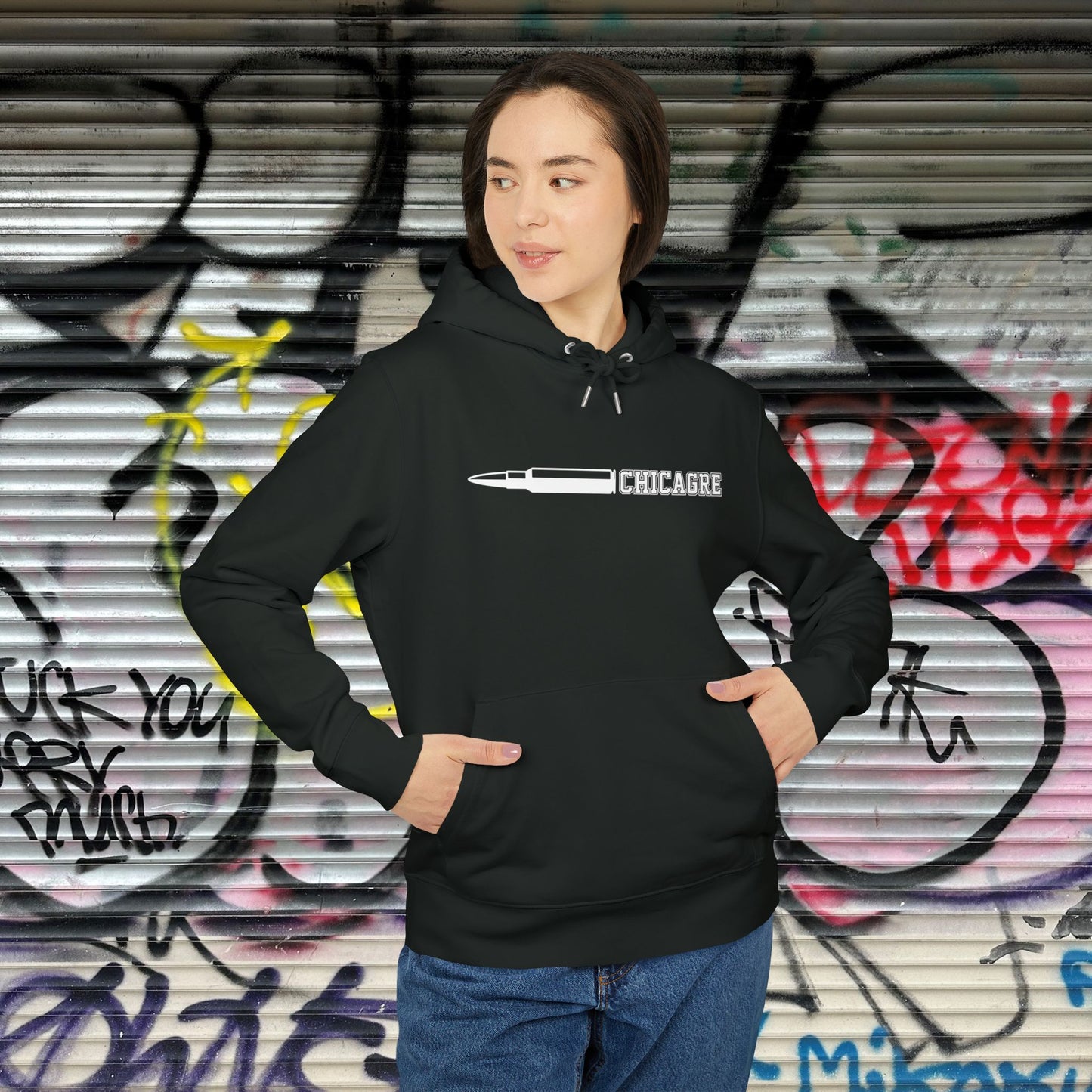 HOODIE CHICAGRE BULLET BLACK