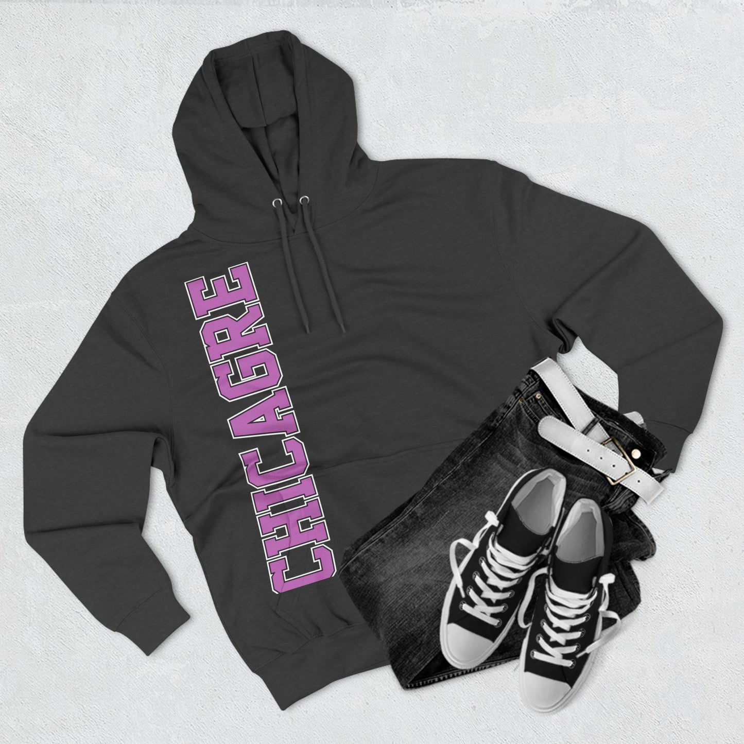 CHICAGRE HOODIE PURPLE