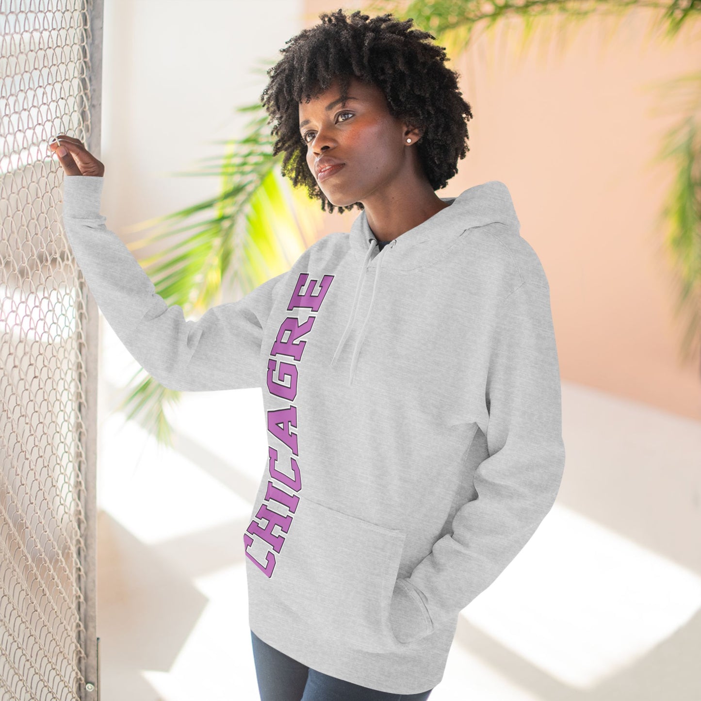 CHICAGRE HOODIE PURPLE