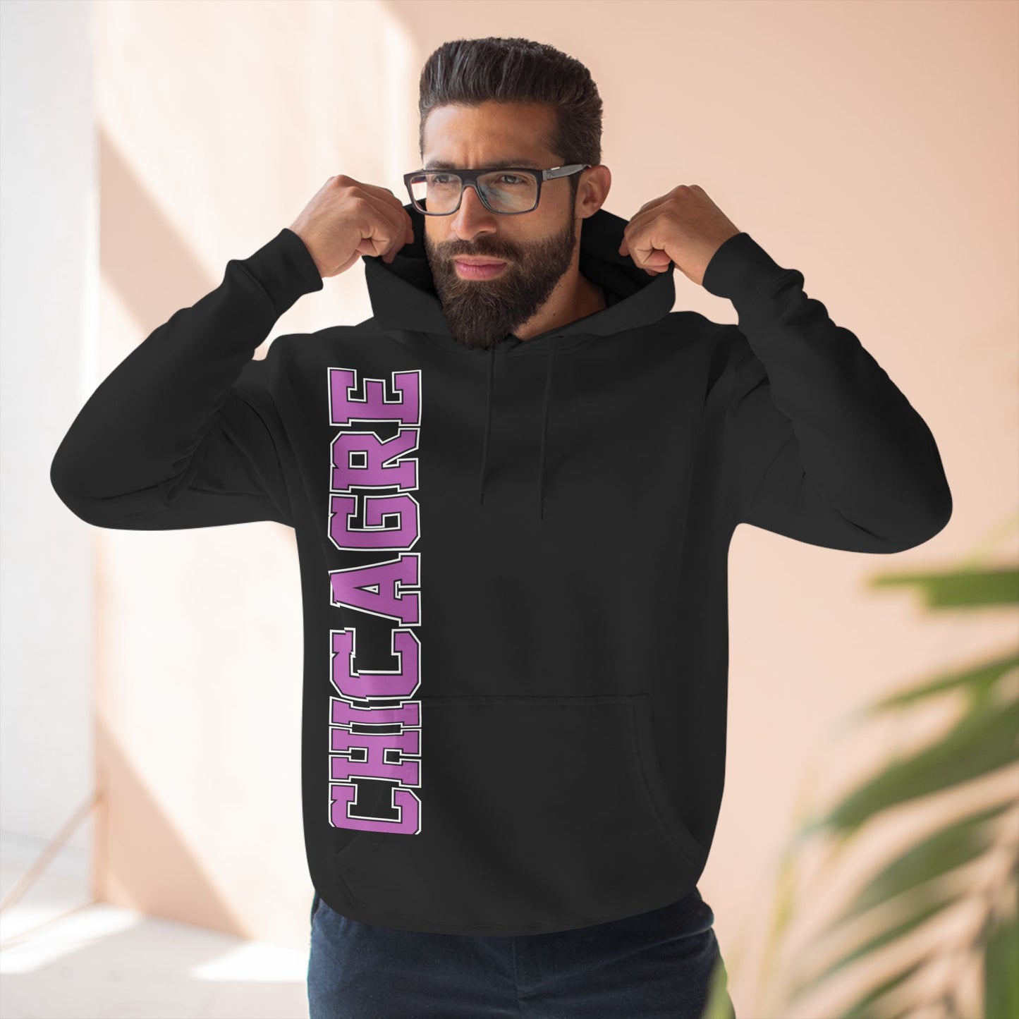 CHICAGRE HOODIE PURPLE