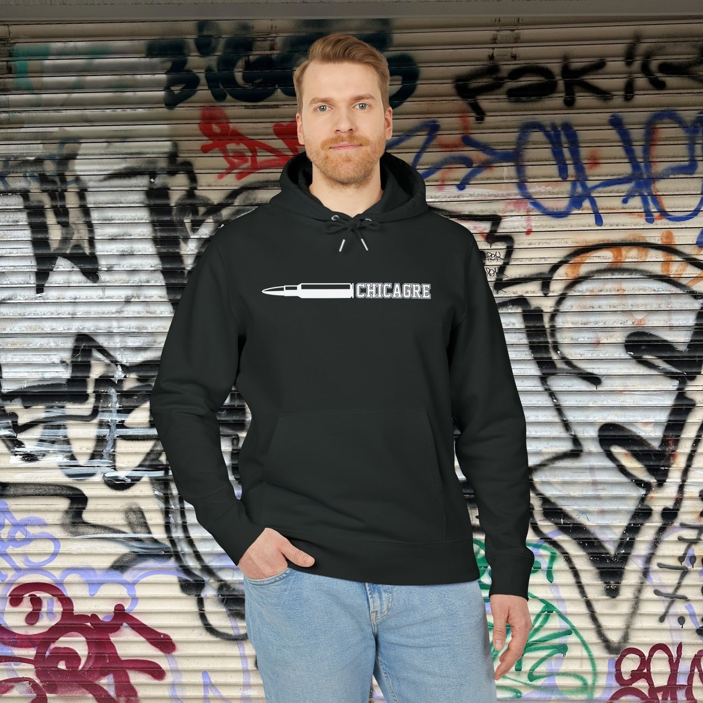 HOODIE CHICAGRE BULLET BLACK