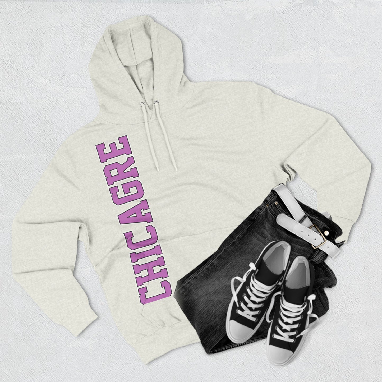 CHICAGRE HOODIE PURPLE