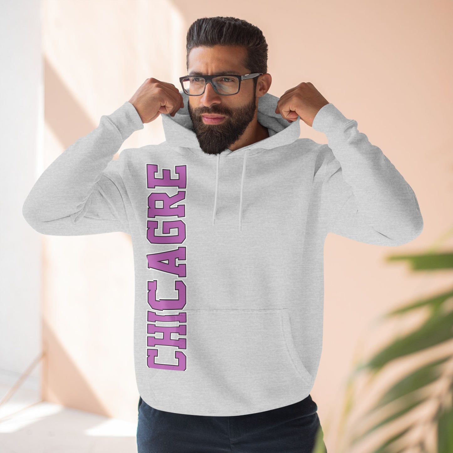 CHICAGRE HOODIE PURPLE
